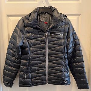 Spyder Timeless Hooded Down Puffer Jacket size Medium